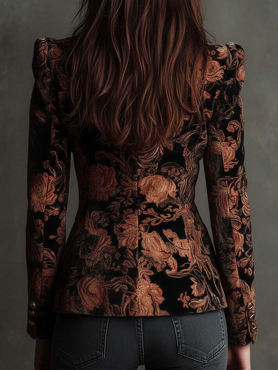 Bertille™ Blazer in Schwarz – Rückenansicht