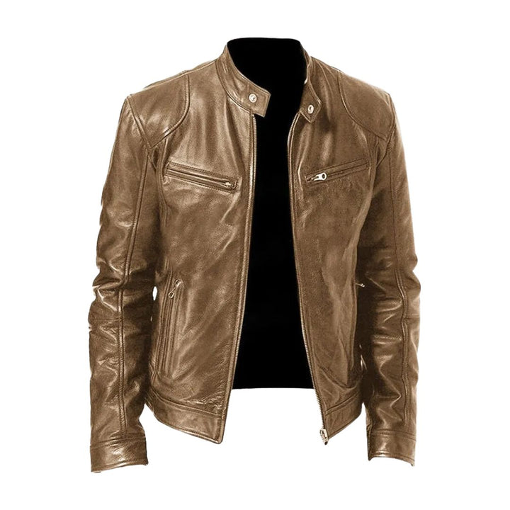 Lukasbiker Bikerjacke in Kamel