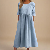 Emily™ | Klassisches Kleid mit Halbarm