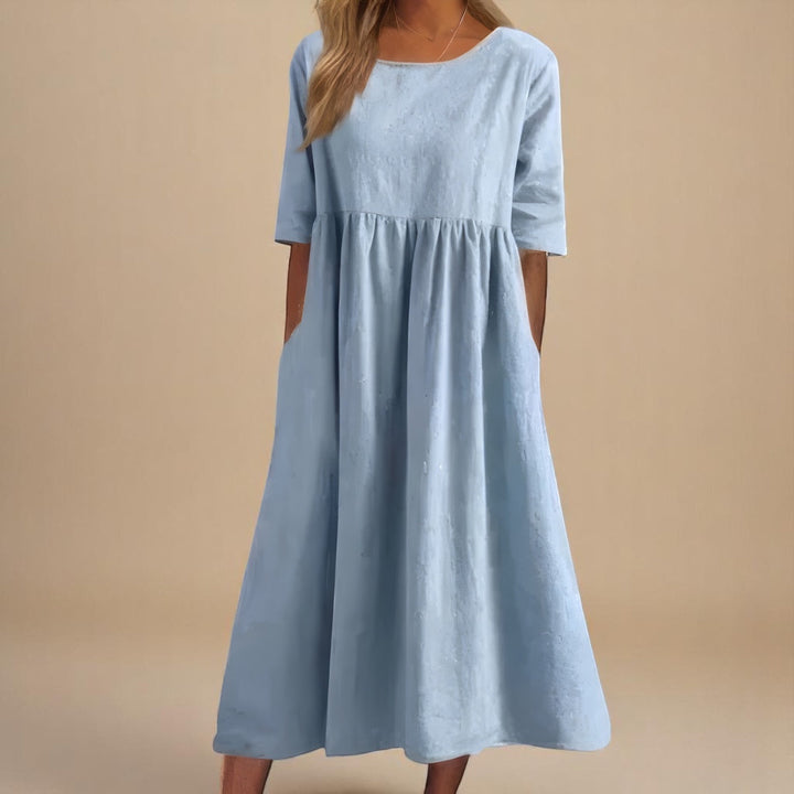 Emily™ | Klassisches Kleid mit Halbarm