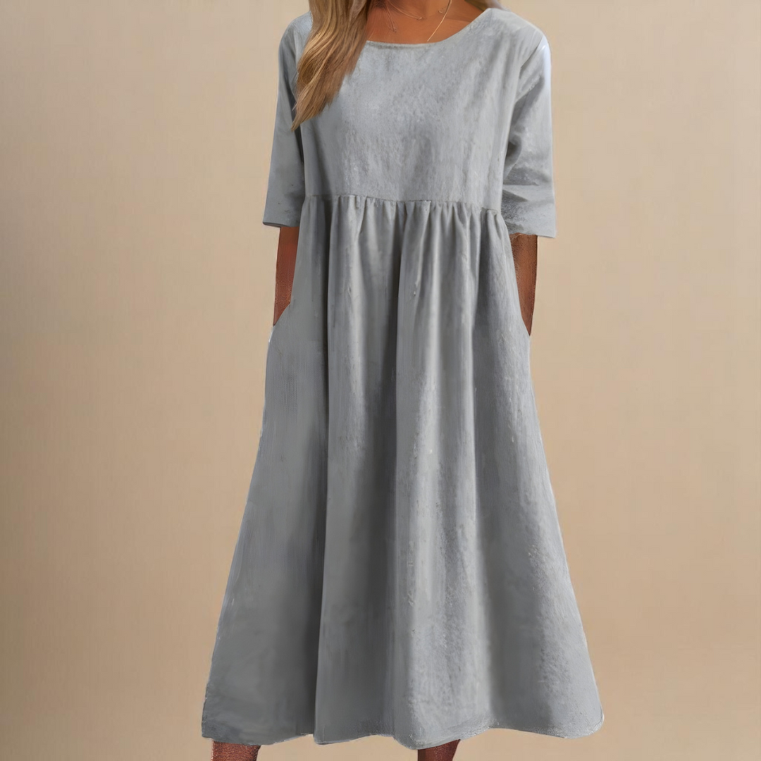 Emily™ | Klassisches Kleid mit Halbarm