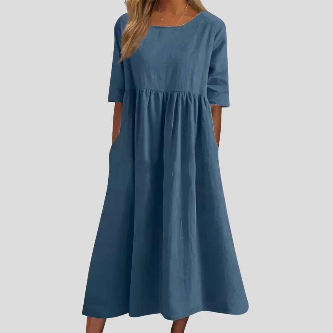 Emily™ | Klassisches Kleid mit Halbarm