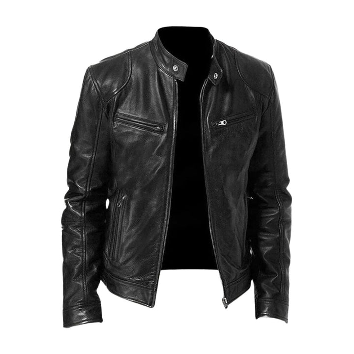 Lukasbiker Bikerjacke in Schwarz