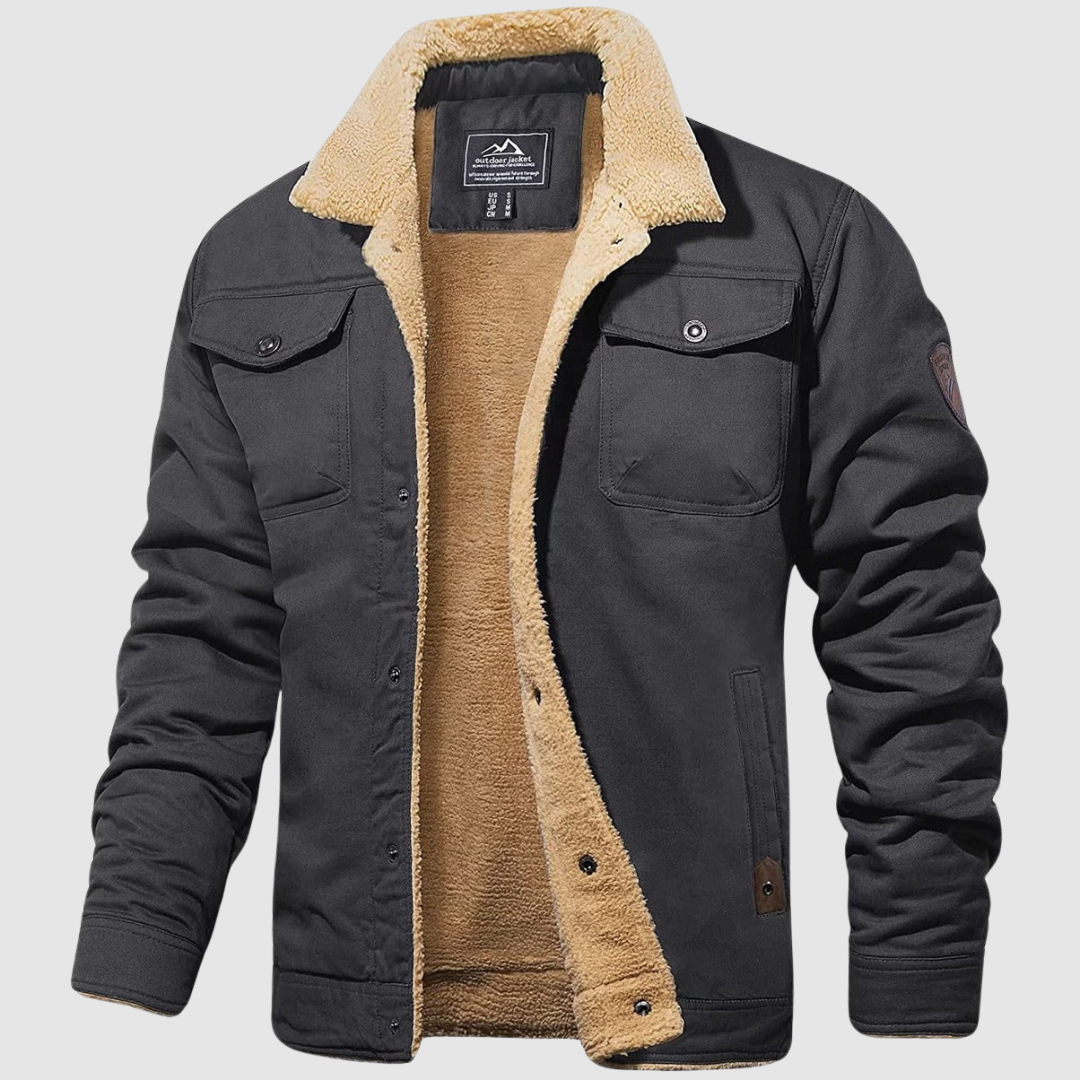 Felixtrucker Truckerjacke in Grau
