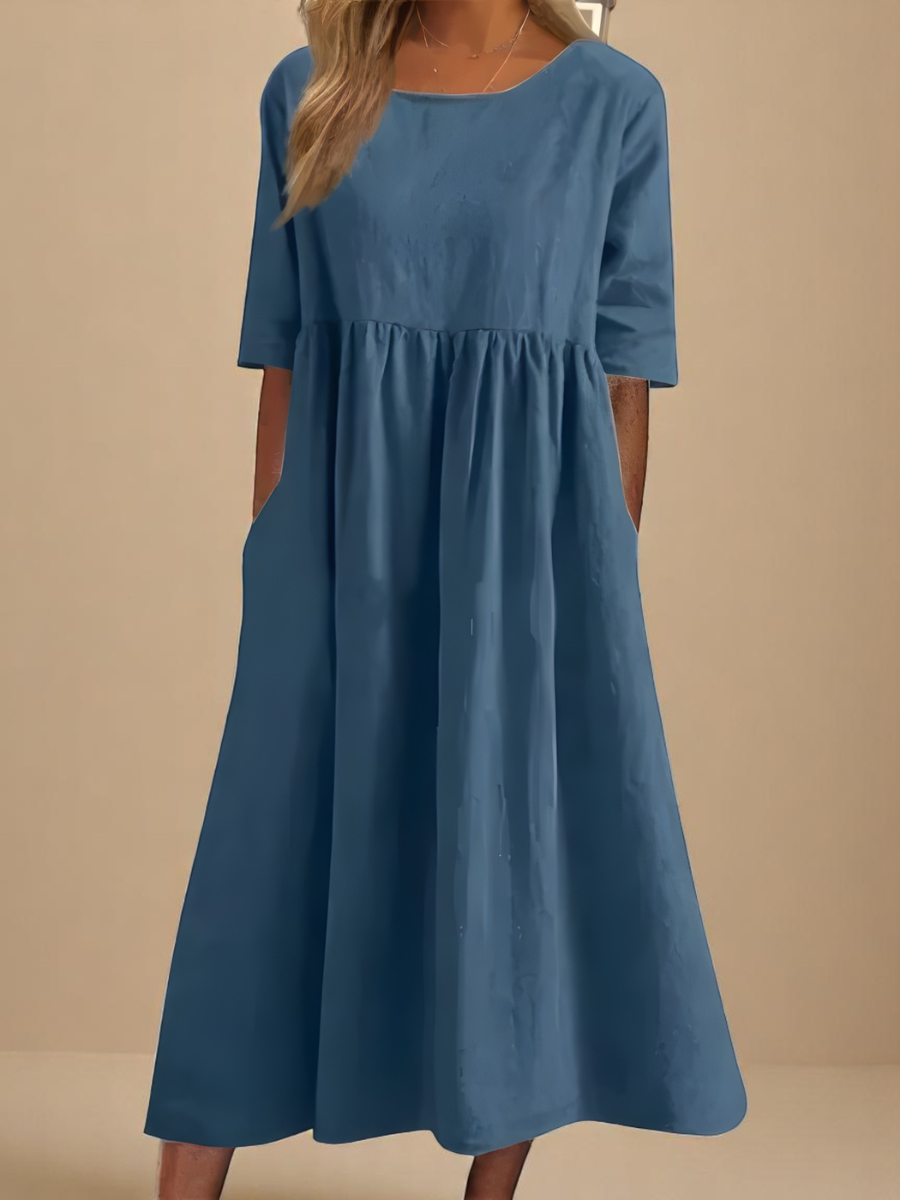 Emily™ | Klassisches Kleid mit Halbarm