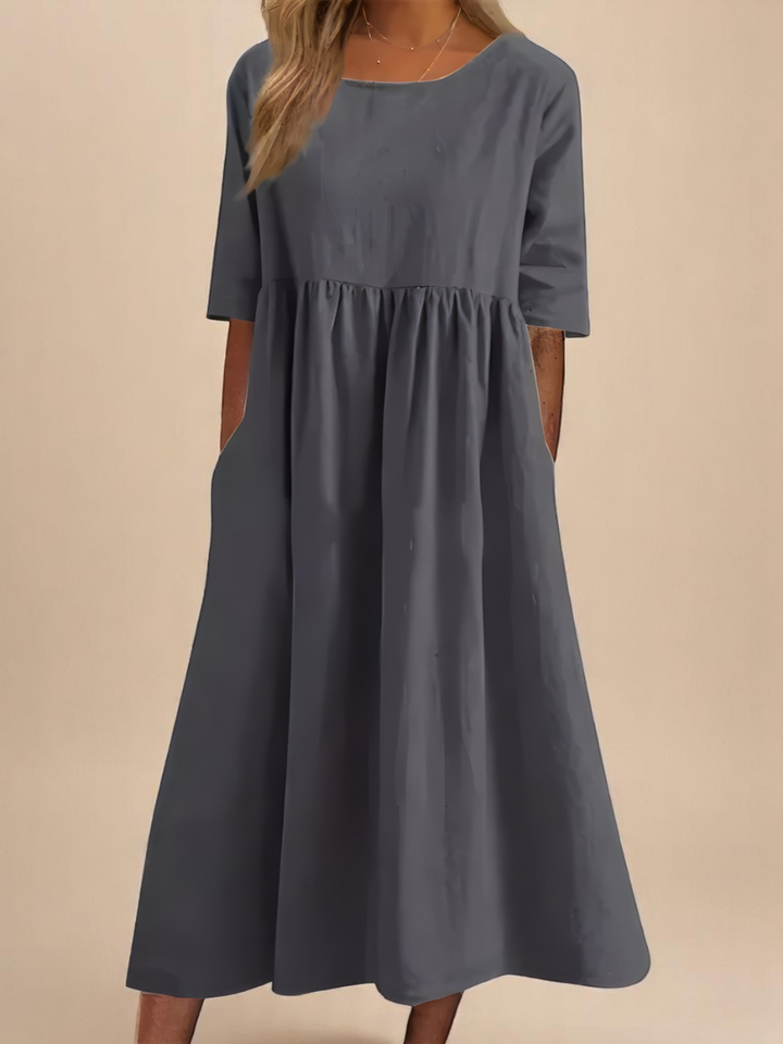 Emily™ | Klassisches Kleid mit Halbarm
