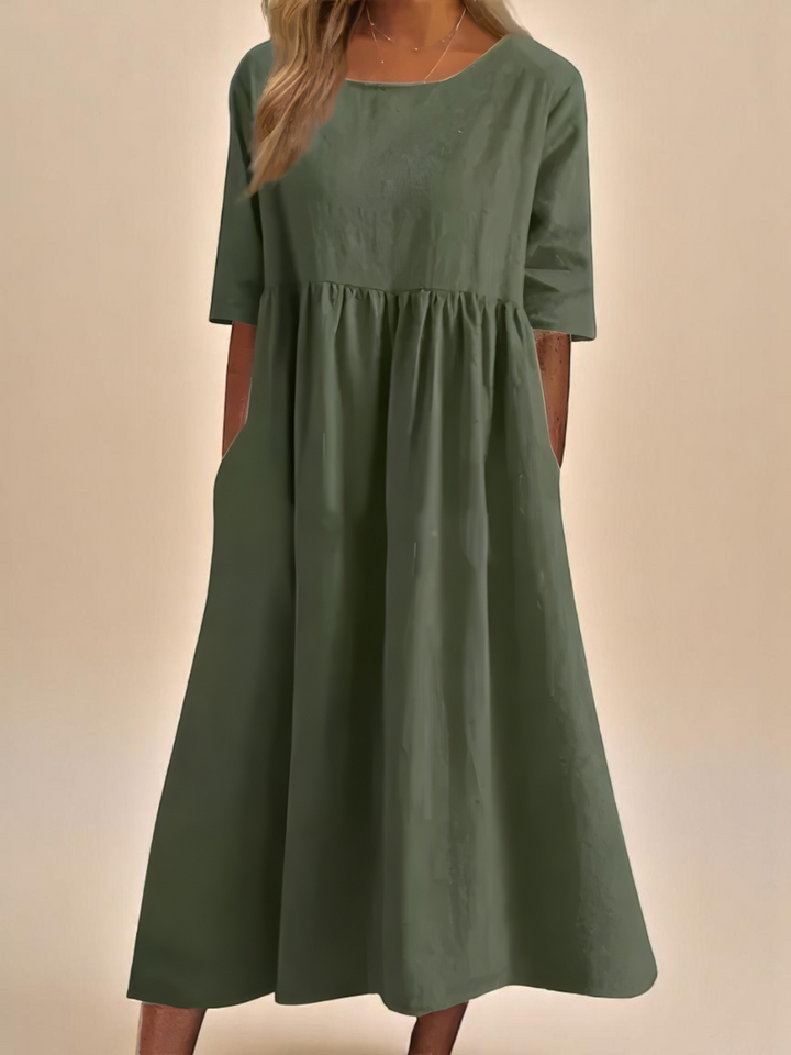 Emily™ | Klassisches Kleid mit Halbarm