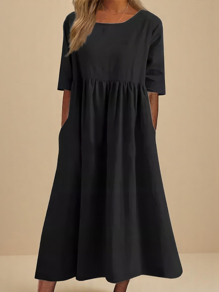 Emily™ | Klassisches Kleid mit Halbarm