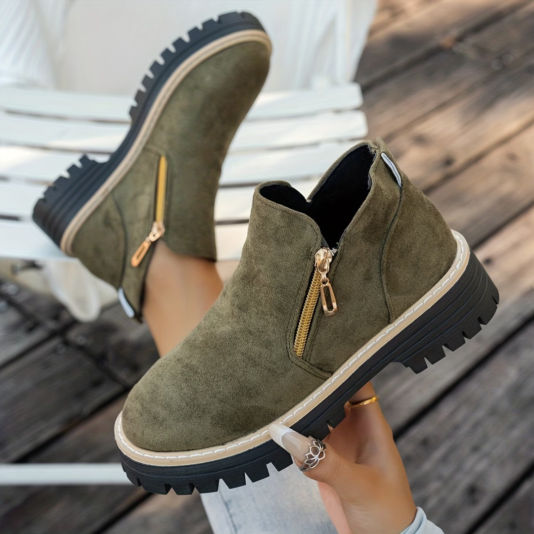 Mila™ Stiefeletten in Olivgrün