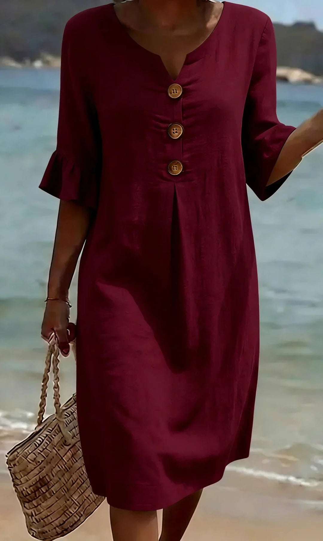 Naomi Shiftkleid in Bordeaux
