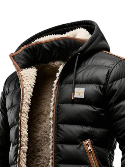 Gregorsherpa Steppjacke Detailansicht
