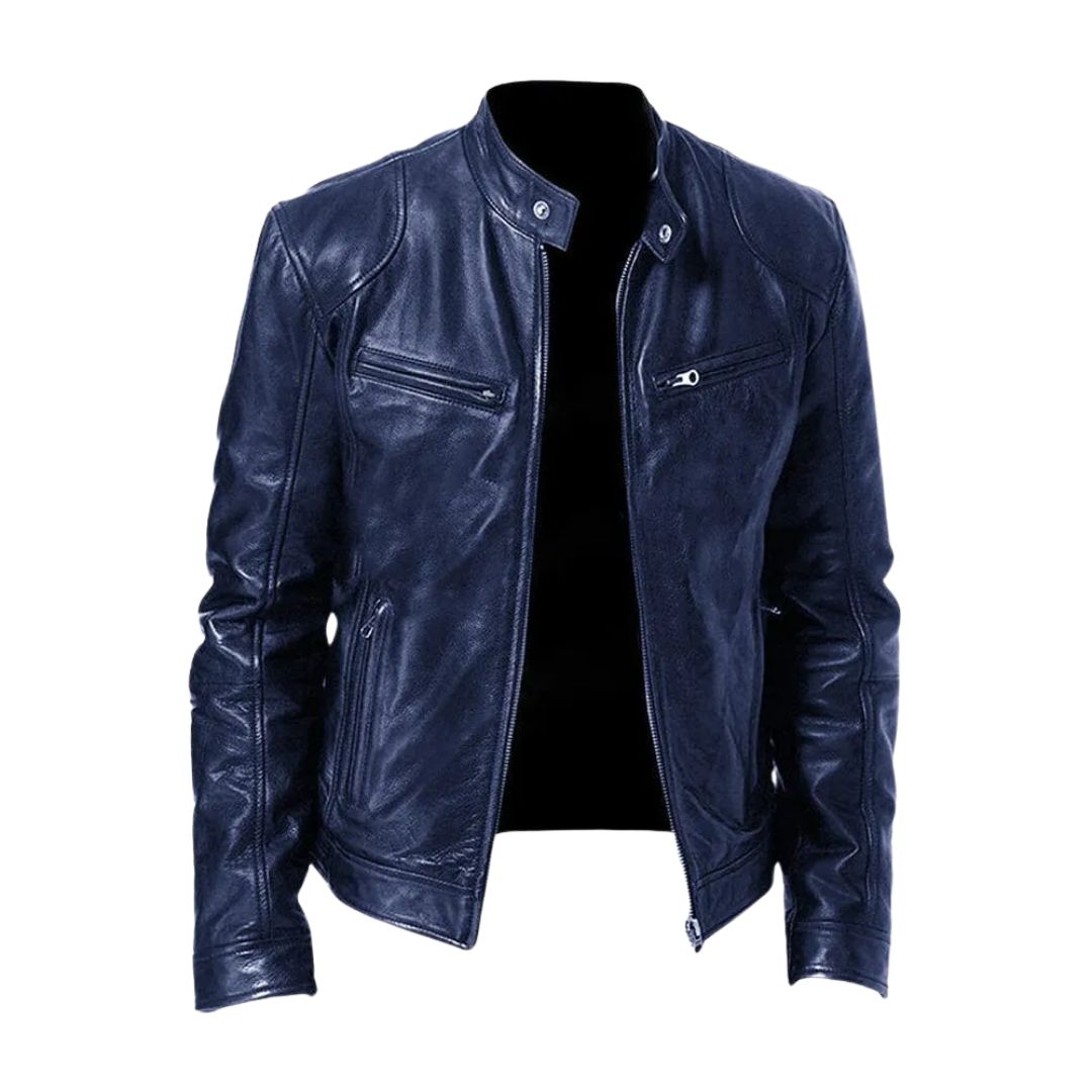 Lukasbiker Bikerjacke in Dunkelblau