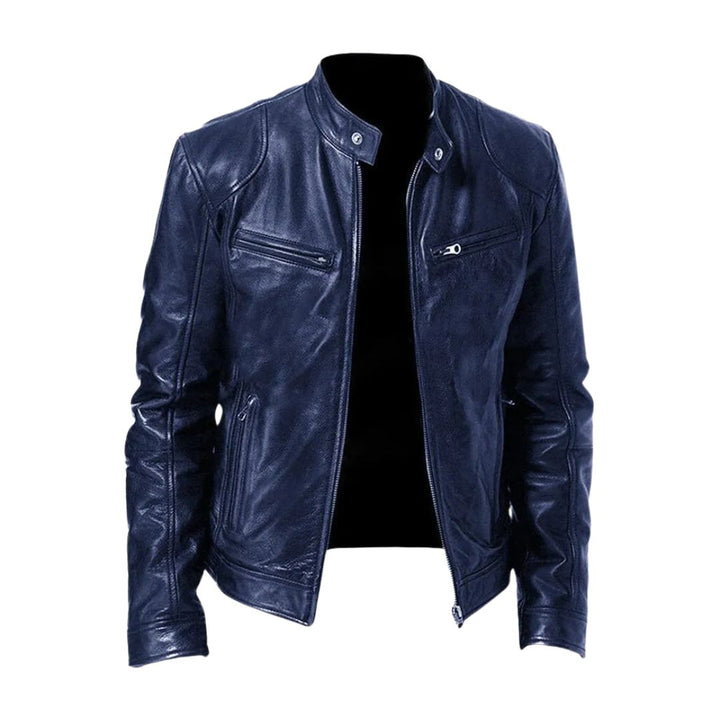 Lukasbiker Bikerjacke in Dunkelblau