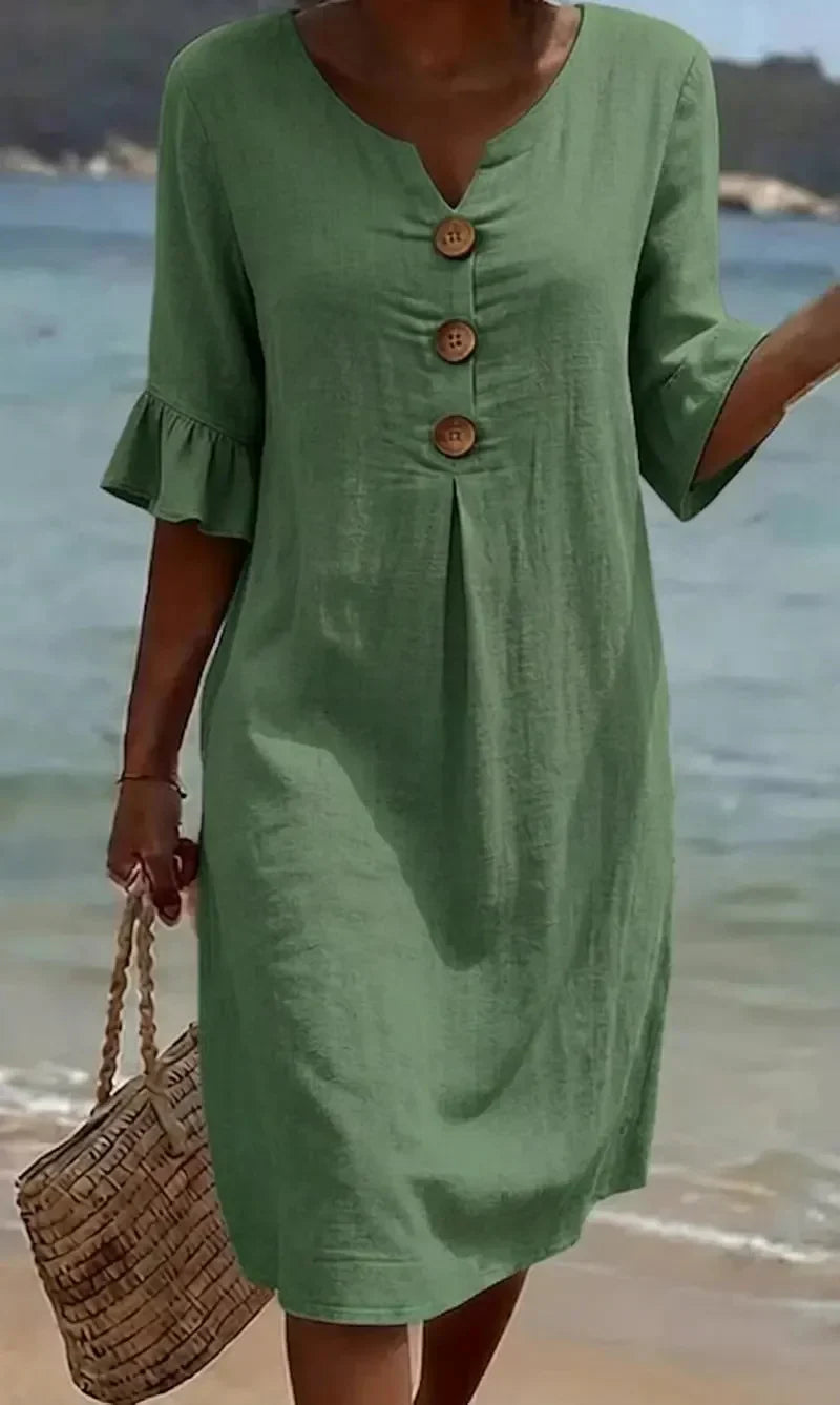 Naomi Shiftkleid in Grün