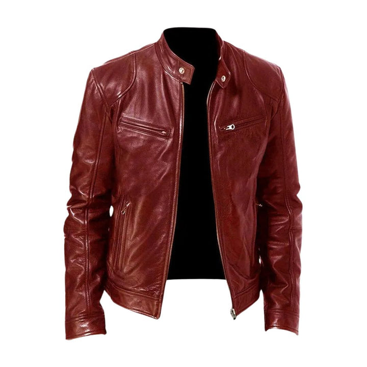 Lukasbiker Bikerjacke in Bordeaux