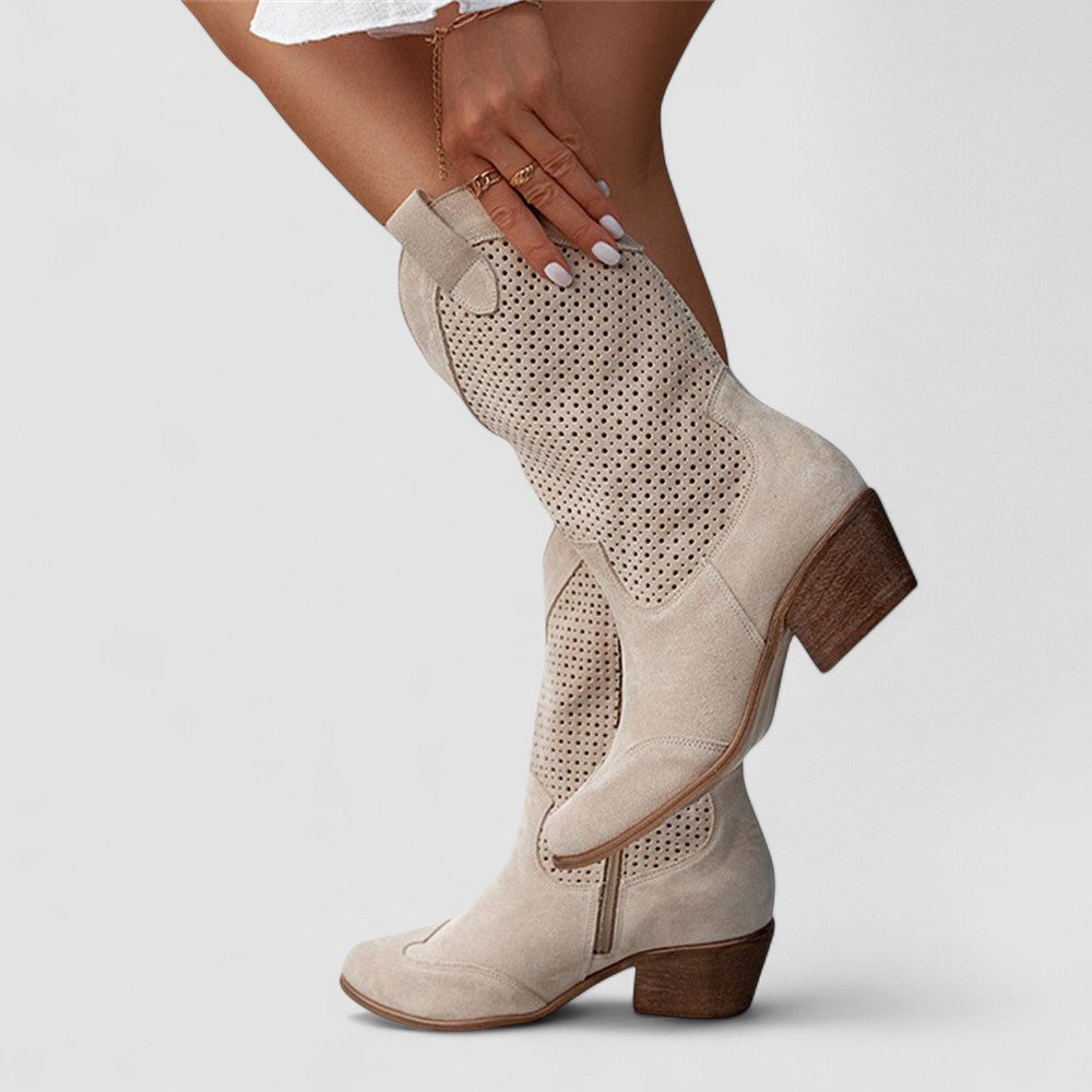 Abigayl™ Westernstiefel in Beige