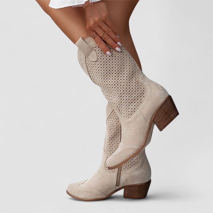 Abigayl™ Westernstiefel in Beige