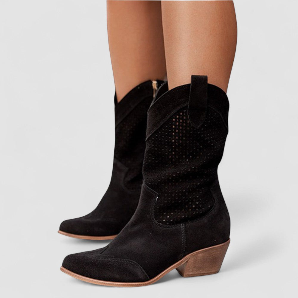 Abigayl™ Westernstiefel in Schwarz