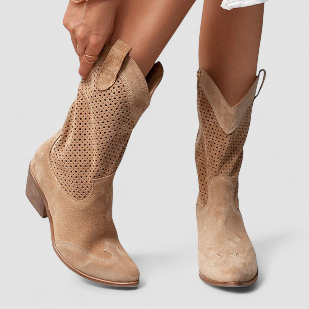 Abigayl™ Westernstiefel in Kamel