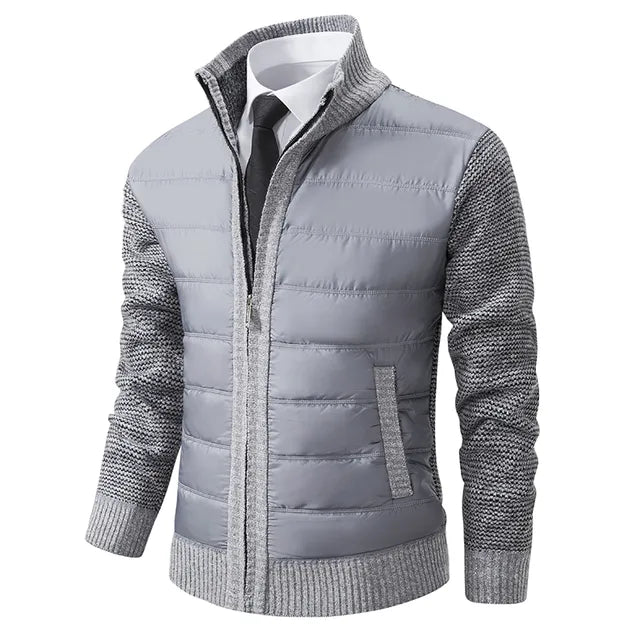 Sebastianstepp Jacke in Hellgrau