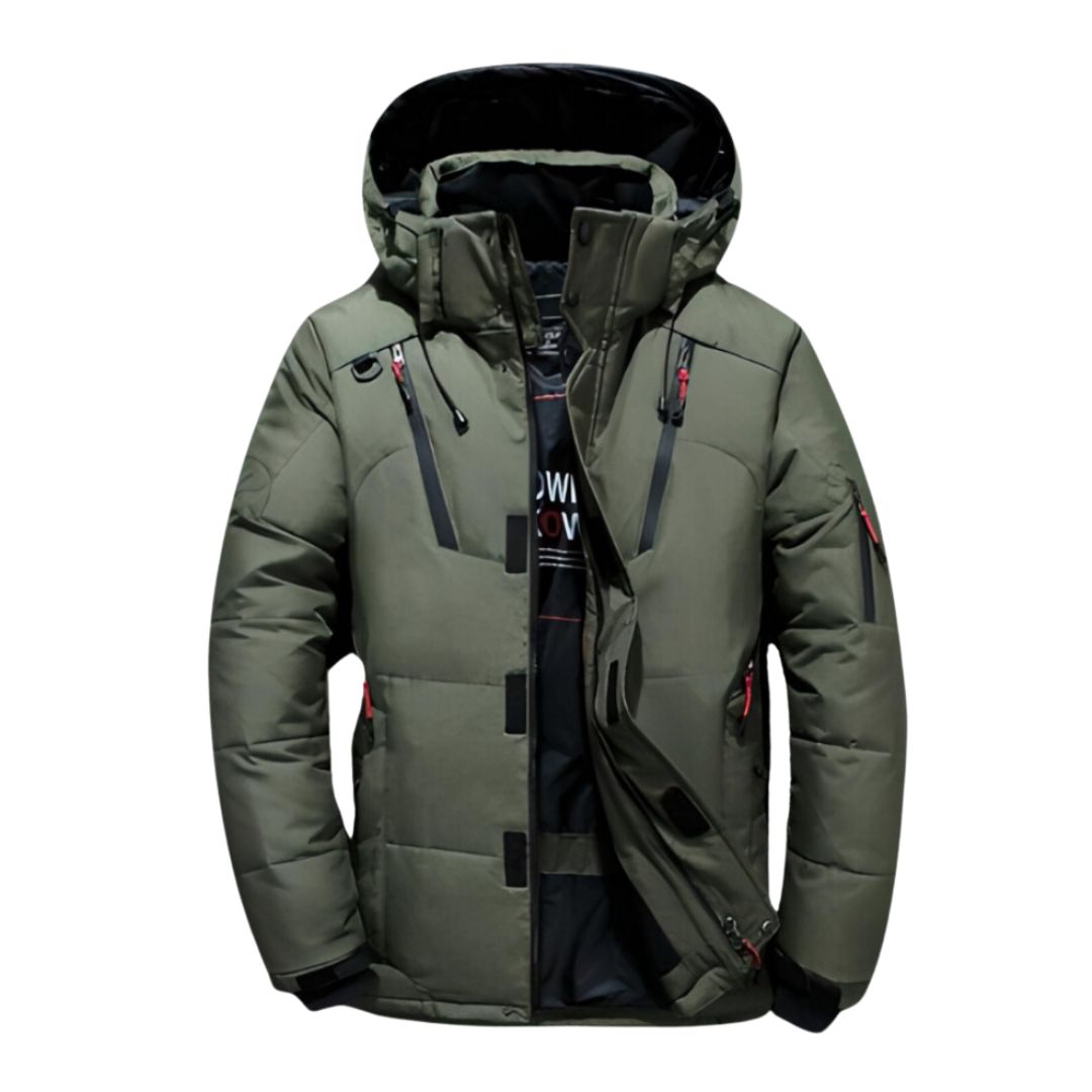 Leopoldparka Winterparka in Dunkelgrün