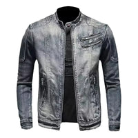Klausdenim | Washed-Denim-Jacke in zwei Kragenformen