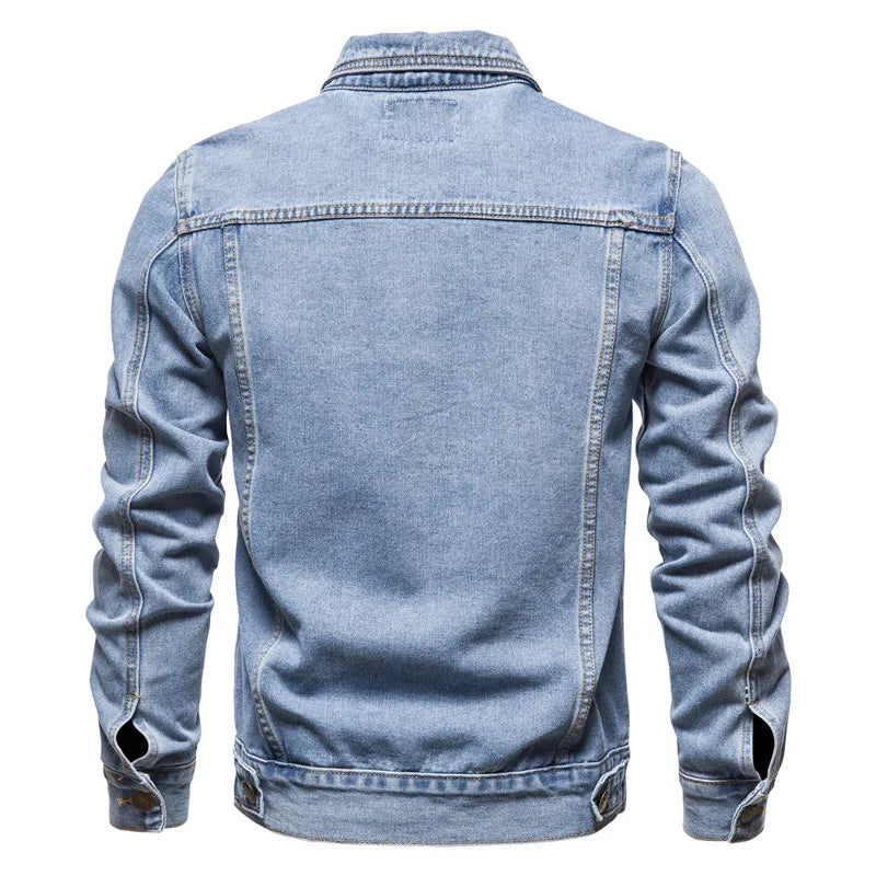 Rupertdenim Denim-Bikerjacke Detailansicht