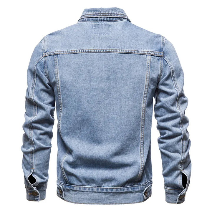 Rupertdenim Denim-Bikerjacke Detailansicht