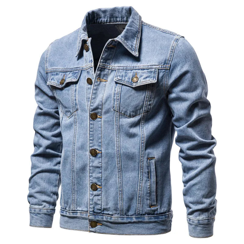 Rupertdenim Denim-Bikerjacke in Hellblau