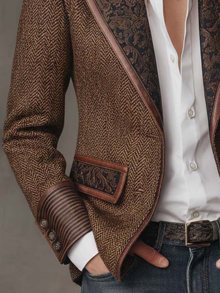 Gisèle™ Blazer – Detail Ärmel mit gestreifter Blende