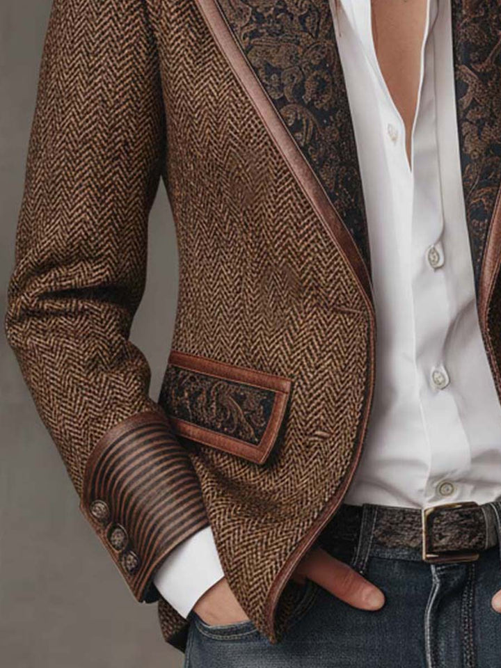 Gisèle™ Blazer – Detail Ärmel mit gestreifter Blende