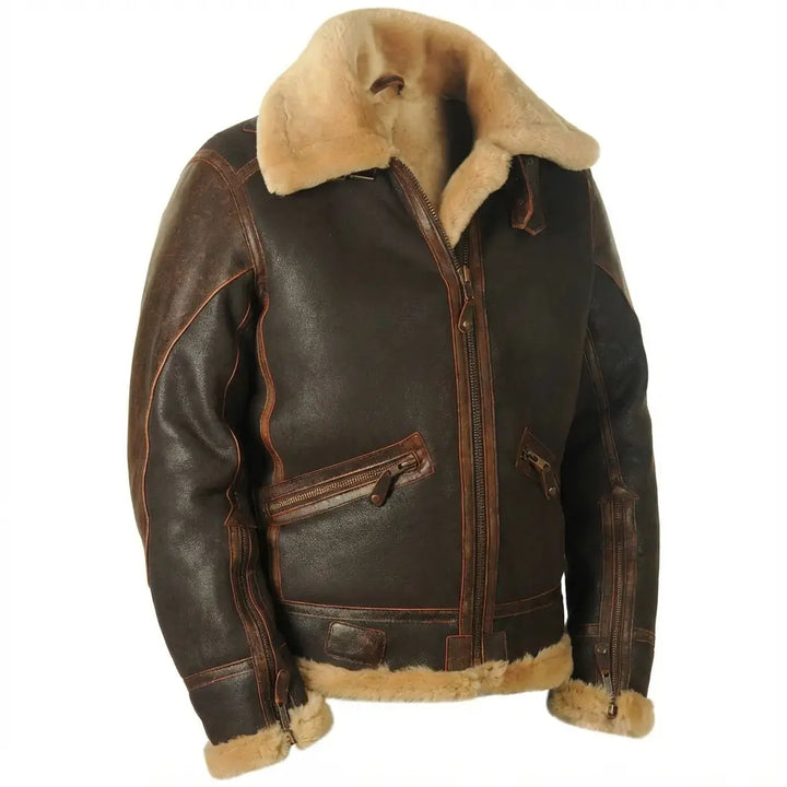Valentinpilot Fliegerjacke, Seitenansicht