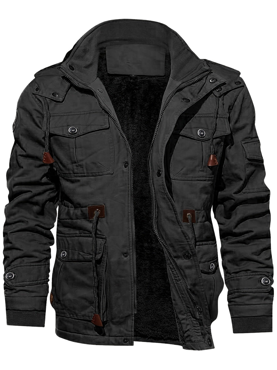Eliasoutdoor Feldjacke in Schwarz