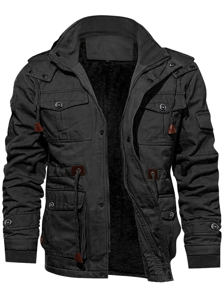 Eliasoutdoor Feldjacke in Schwarz