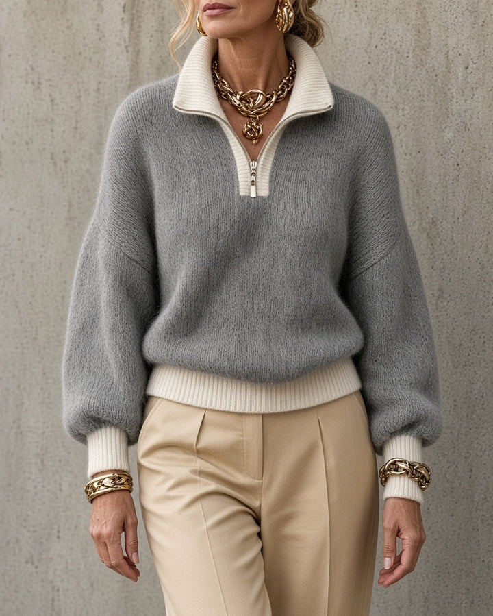 Monica™ Pullover in Grau