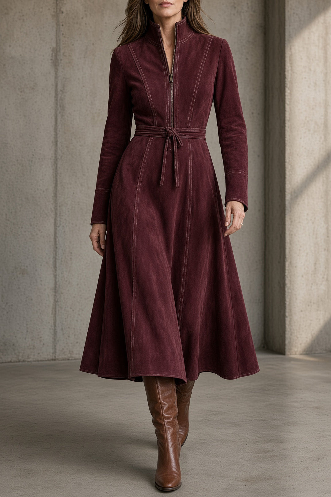 Tara™ Kleid in Bordeaux