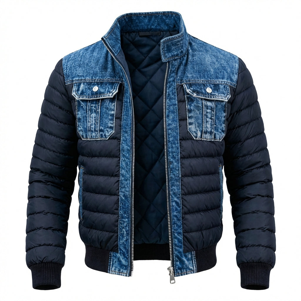 Tobiasdenim Steppjacke, geöffnet