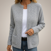 Colette™ | Strickjacke mit Reißverschluss und Taschen