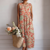 Raya™ | Maxikleid mit Botanik-Print