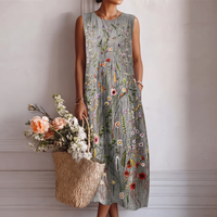 Asta™ | Maxikleid mit zartem Blumenmuster