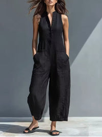 Lotte™ | Ärmelloser Minimal-Jumpsuit