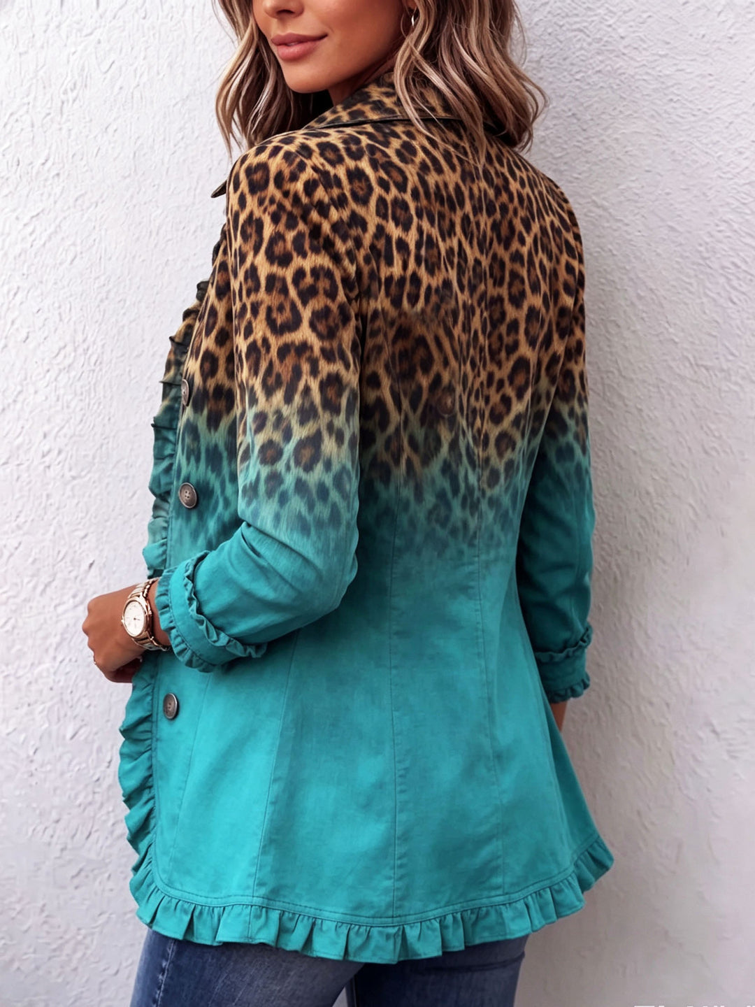 Cassandre™ Jacke in Türkis – Seitenansicht