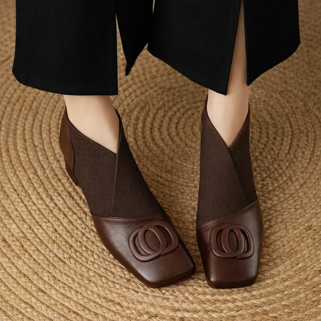 Olympia™ Stiefeletten in Dunkelbraun