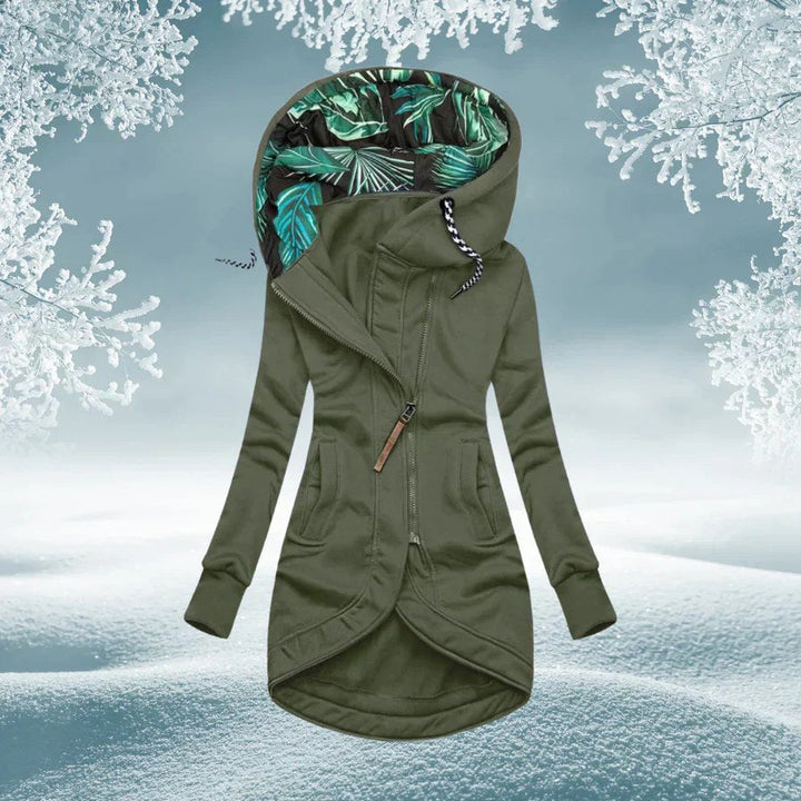 Sigrid Kapuzenparka in Oliv